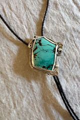 Natural Turquoise Bolo-Unisex