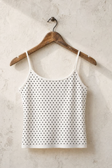 Black Polka Strap Cami