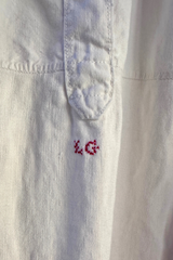 French Monogrammed Farmhouse Dress