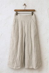 Striped Gaucho Pants