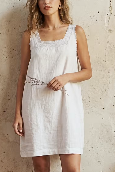 French Heirloom Lace Layering Dress