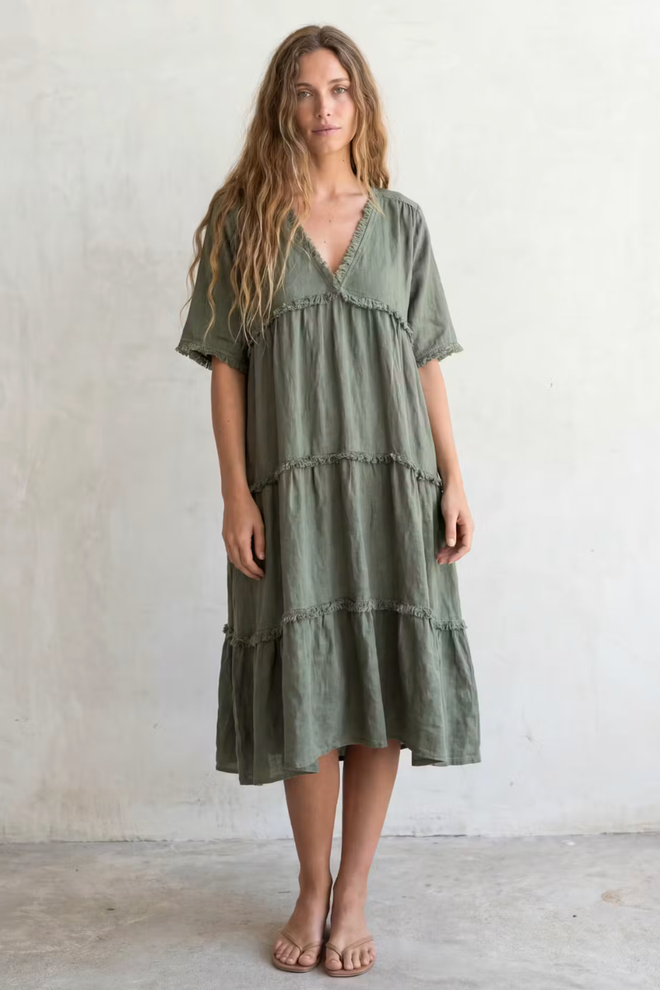 Linen Casual Dress