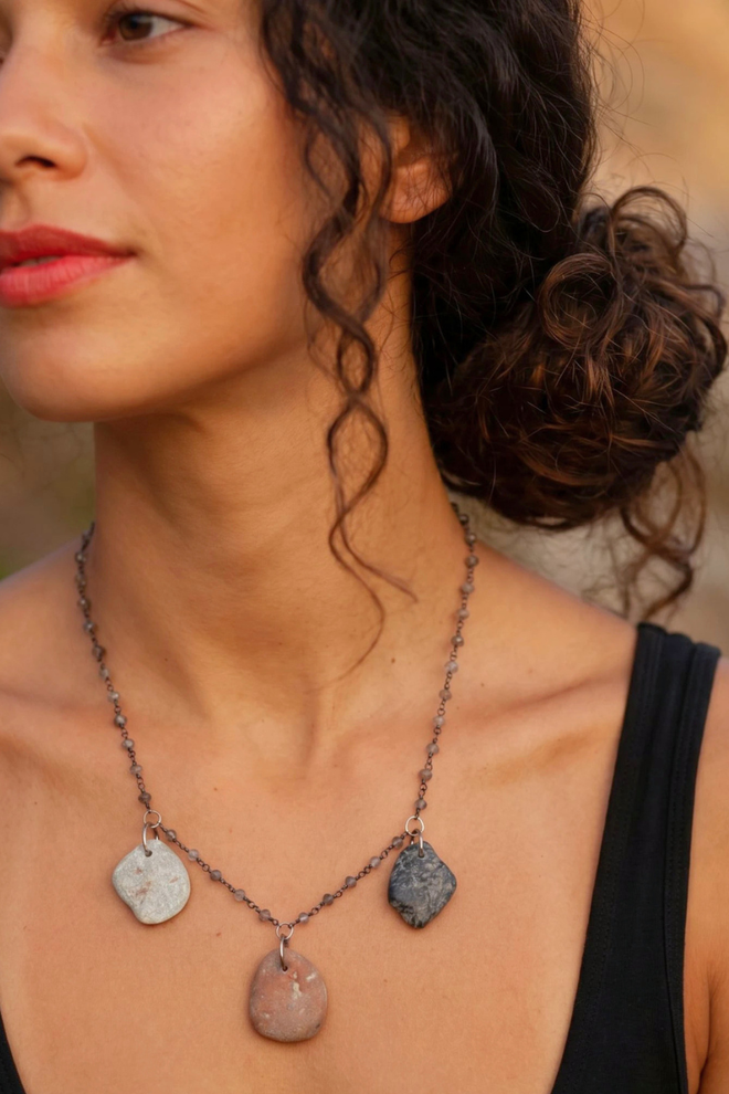 Greek Island Grounding Necklace