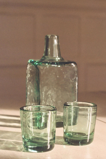 Carafe Set Handblown Glass