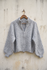 Soft Zip Cardigan