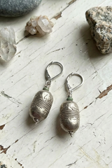 Thai Bead + Turquoise Earring