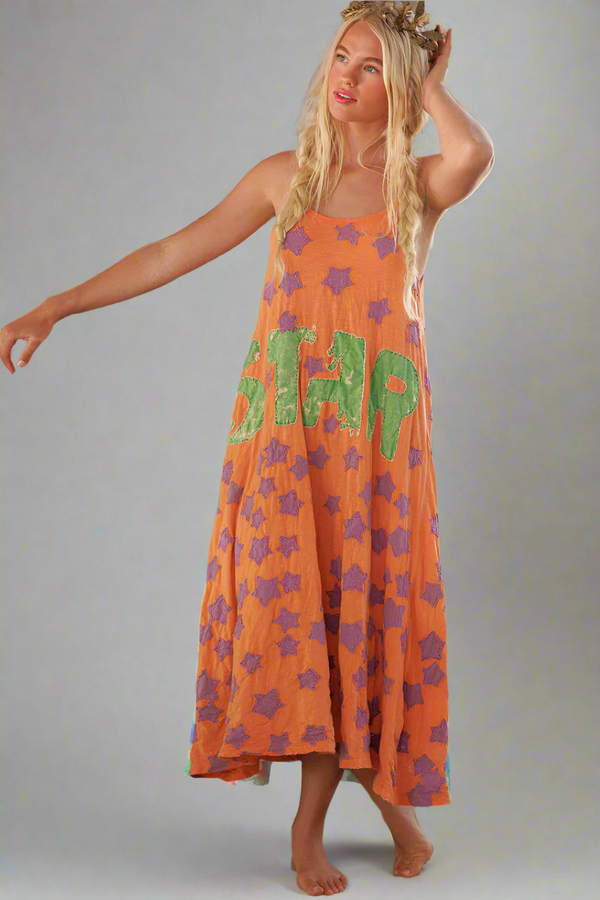 Star Applique Lana Tank Dress