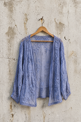 Embroidered Kimono Cardigan