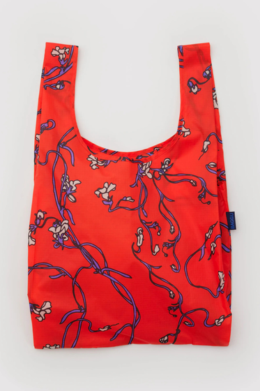 Standard Baggu Red Snapdragon