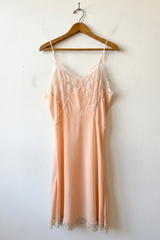 Pink Satin French Vintage Slip