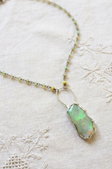 Raw Opal Ocean Necklace