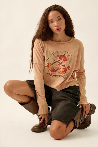 Cropped Vintage Tee