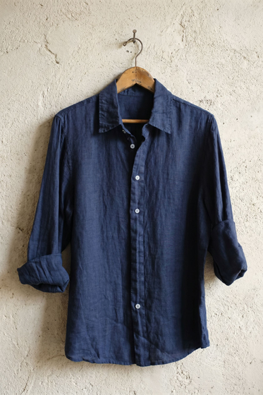 Men's Buttondown Linen Shirt