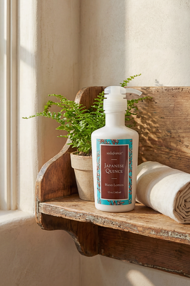 Japanese Quince Classic Toile Hand Lotion