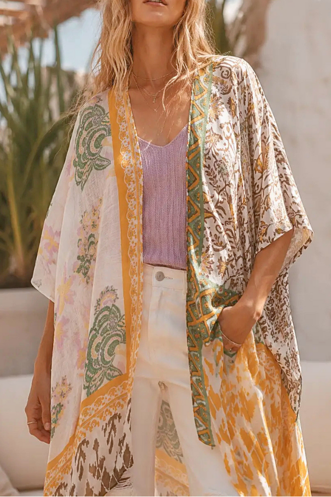 Sara Sunset Kimono