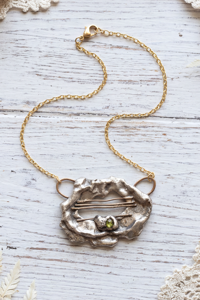 Gold + Tourmaline Necklace