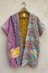 Kantha Sunrise Poncho