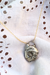 Molten + Raw Diamond Necklace