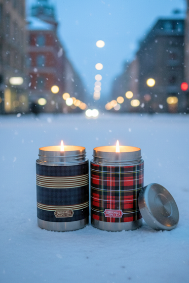 Vintage Canteen Candle