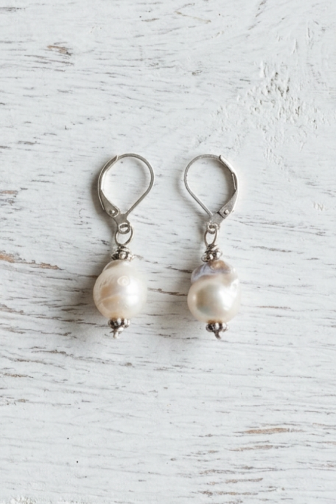 Natural Pearl Earrings