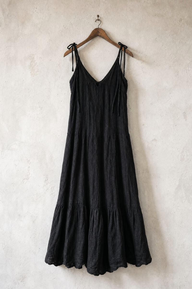 Studio Opal Cotton Soft Crinkle Dress Rose / One Size