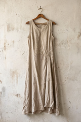 Side Cinch Linen Dress