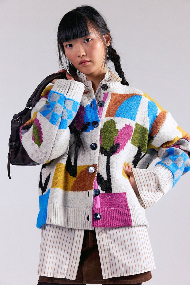 Tulip Whirl Cardigan