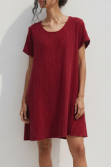 Striped Cotton Dress