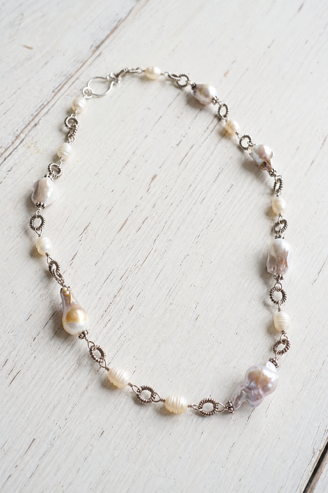 Organic Pearl Necklace