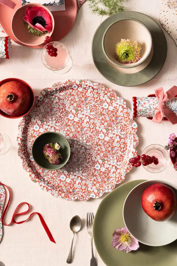 Meri Meri X Liberty Red June's Meadow Small Tray