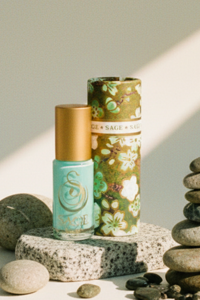 Sage Gemstone Perfume Oil - 1/8 oz Roll-On