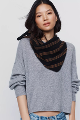 Cashmere Striped Neckerchief