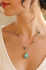Natural Ethiopian Opal Necklace