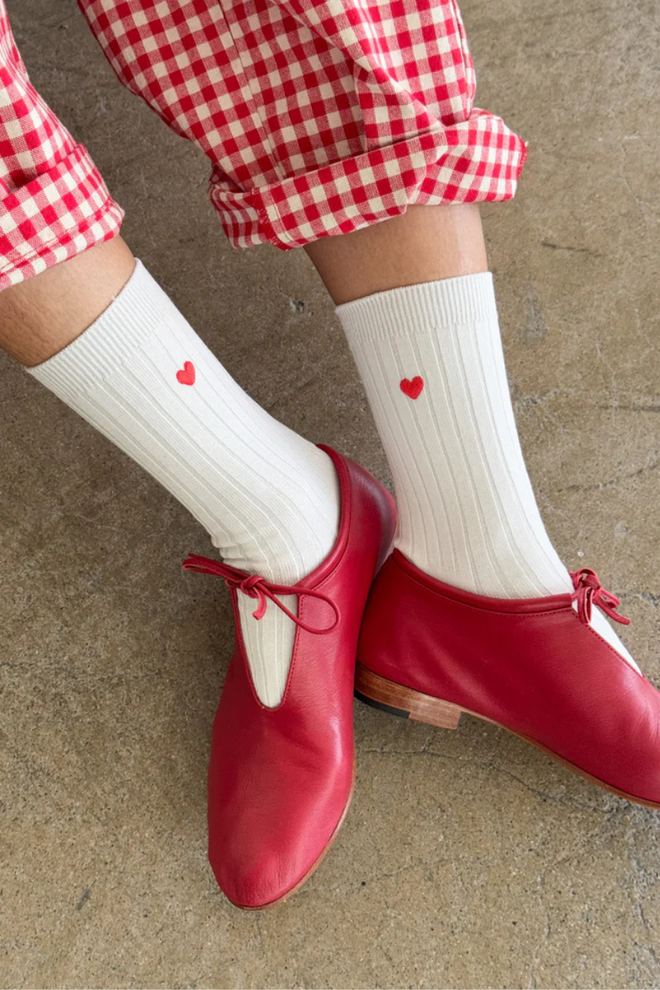 Embroidered Her Socks