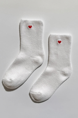 Embroidered Cloud Socks