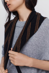 Cashmere Striped Neckerchief