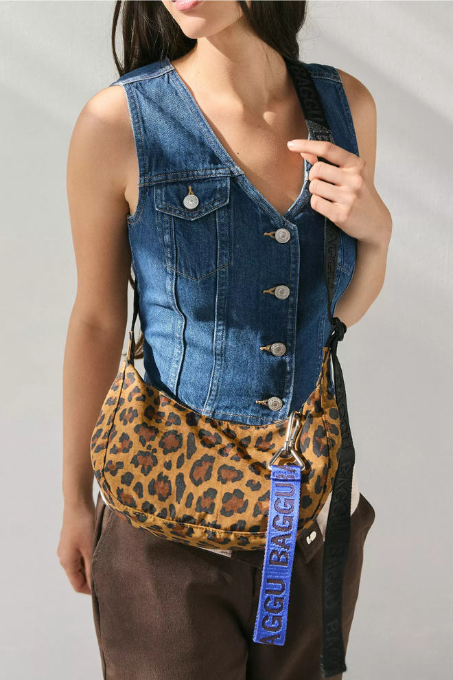 Small Nylon Crescent Bag