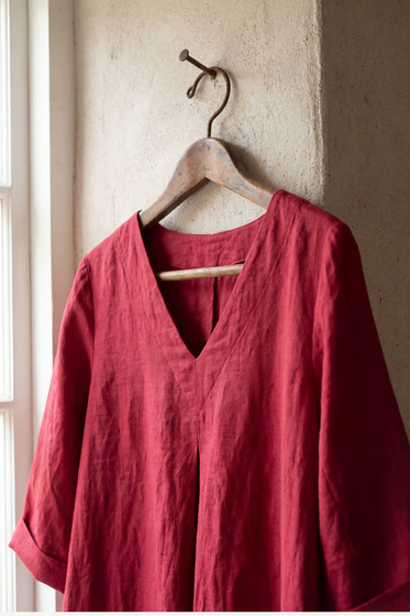 Casual V-Neck Dress