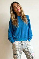 Pointelle Core Sweatshirt
