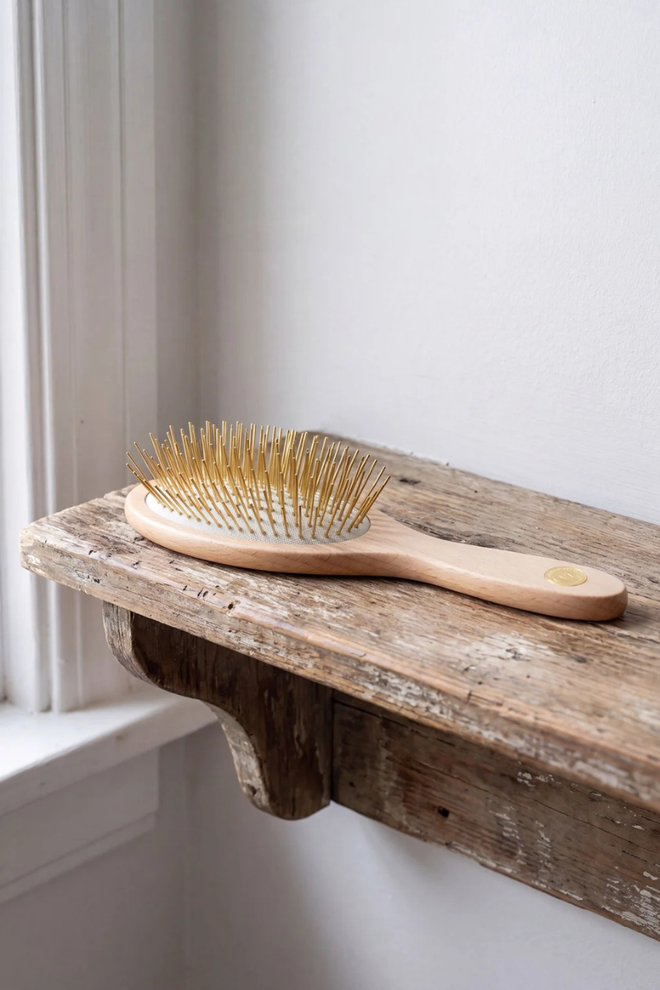 Large Gua Sha Brush: Classic Beechwood