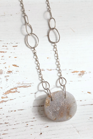 Druzy Quartz Necklace