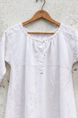 French Monogrammed Farmhouse Dress