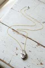 Molten + Raw Diamond Necklace