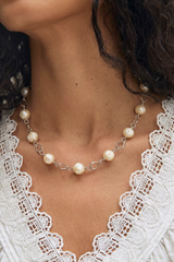 Wrapped Freshwater Pearl Necklace
