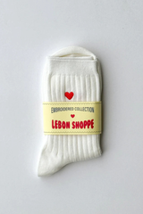 Embroidered Her Socks