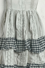 Hand Stitched Check Dress