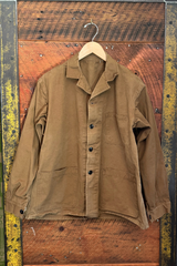 Chestnut Brown Vintage French Workwear Jacket