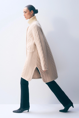 Merino Luxe Cable Coat