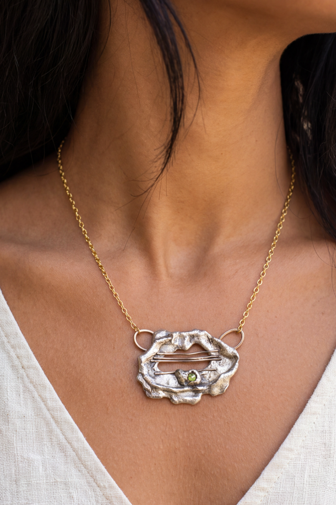 Gold + Tourmaline Necklace