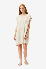 Gauze Gingham Relaxed Dress